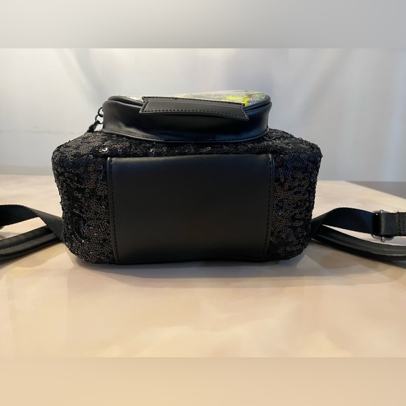 Loungefly Villains Maleficent Dragon Sequin Globe Mini Backpack 2023 NWOT - Picture 7 of 10